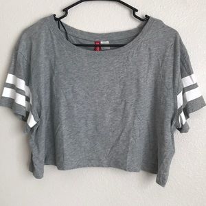 H&M divided brand sporty crop